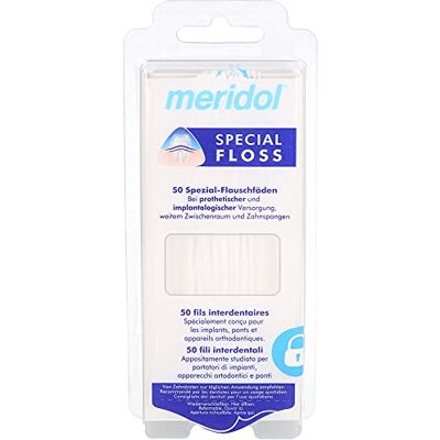 Meridol Special-floss Fil spécial en soie dentaire Meridol Special-floss Fil spécial en soie dentaire