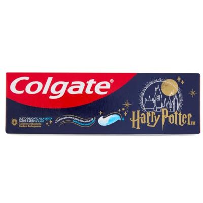 Colgate Dentifrice pour enfant Harry Potter Chaudron bullant 6+ ans, doux pour enfants, niveau de fluor recommandé par les dentistes, protection maximale contre les caries, émail 4 fois plus fort Colgate Dentifrice pour enfant Harry Potter Chaudron bullant 6+ ans, doux pour enfants, niveau de fluor recommandé par les dentistes, protection maximale contre les caries, émail 4 fois plus fort