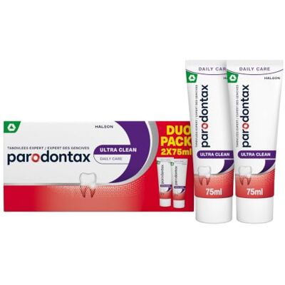 Parodontax Tandpasta Ultra Clean tegen Bloeden Tandvlees 2 x 75 ml Parodontax Tandpasta Ultra Clean tegen Bloeden Tandvlees 2 x 75 ml