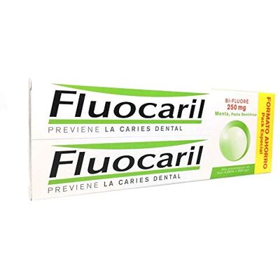 Fluocaril P&G Pharmaceuticals Dentifrice bi-fluore 250 125 ml Duplo Fluocaril P&G Pharmaceuticals Dentifrice bi-fluore 250 125 ml Duplo