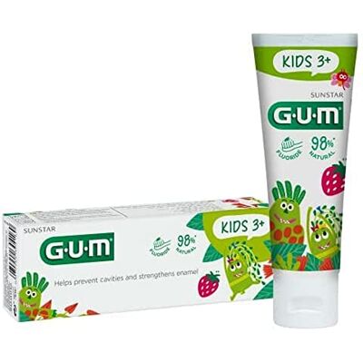GUM Crema Dental Kids 2 6 Años Fresa GUM Crema Dental Kids 2 6 Años Fresa