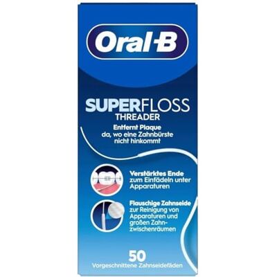Oral-B ORAL B Superfloss 1 x 50 fils dentaires Oral-B ORAL B Superfloss 1 x 50 fils dentaires