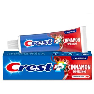 Crest Plus Complete + Whitening Cinnamon Rush Expressions 153 g 2 boîtes Crest Plus Complete + Whitening Cinnamon Rush Expressions 153 g 2 boîtes