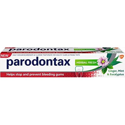 Parodontax Herbal Fresh Lot de 2 flacons de pâte à toothes 75 ml Stop Prevent Bleeding Gums Parodontax Herbal Fresh Lot de 2 flacons de pâte à toothes 75 ml Stop Prevent Bleeding Gums