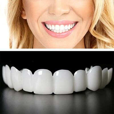 Wttfc Fausse Dent Supérieures Et Inférieures Facette Dentaire Kit De Blanchiment Des Dents Cosmétique Temporaire Snap on Veneers Prothèses Dentaire Dentier Sourire Parfait pour Hommes Et Femmes Wttfc Fausse Dent Supérieures Et Inférieures Facette Dentaire Kit De Blanchiment Des Dents Cosmétique Temporaire Snap on Veneers Prothèses Dentaire Dentier Sourire Parfait pour Hommes Et Femmes