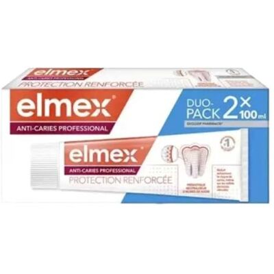 ELMEX ANTI-CARIES Professional Dentifrice, lot 2x100ml ELMEX ANTI-CARIES Professional Dentifrice, lot 2x100ml
