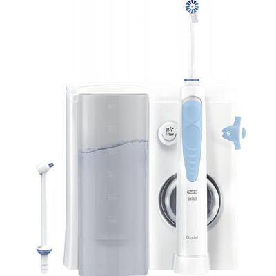 Oral-B Oral Health Center Irrigateur,1 pointe Oxyjet, 5 Modes De Nettoyage et 4 Jet D'eau, 1 Pointe De Buse D'eau Oral-B Oral Health Center Irrigateur,1 pointe Oxyjet, 5 Modes De Nettoyage et 4 Jet D'eau, 1 Pointe De Buse D'eau