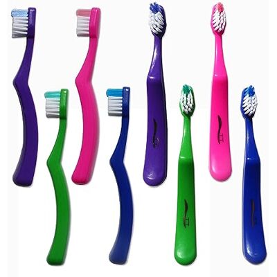 Dental Aesthetics Tiny Teeth Lot de 8 brosses à dents pour enfants de 2 à 5 ans Dental Aesthetics Tiny Teeth Lot de 8 brosses à dents pour enfants de 2 à 5 ans