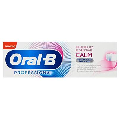 Oral-B Dentifrice Professional Sensibilité et Gencives Calm Blanchissant Délicat 75ml Oral-B Dentifrice Professional Sensibilité et Gencives Calm Blanchissant Délicat 75ml
