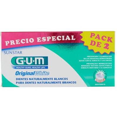GUM Sunstar IBERIA Original White Pack Pâte à dents GUM Sunstar IBERIA Original White Pack Pâte à dents