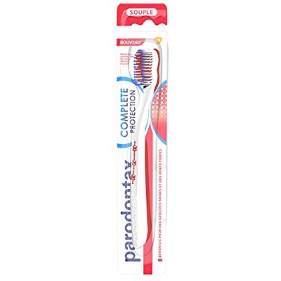 Parodontax Brosse À Dents Complete Protection, Souple Aide à Arrêter & Prévenir Le Saignement Des Gencives x 1 (modèle aléatoire) Parodontax Brosse À Dents Complete Protection, Souple Aide à Arrêter & Prévenir Le Saignement Des Gencives x 1 (modèle aléatoire)