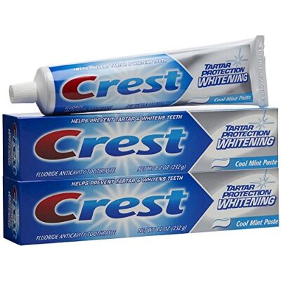 Crest Dentifrice blanchissant, Cool Mint 8,2 oz 2 pk Crest Dentifrice blanchissant, Cool Mint 8,2 oz 2 pk