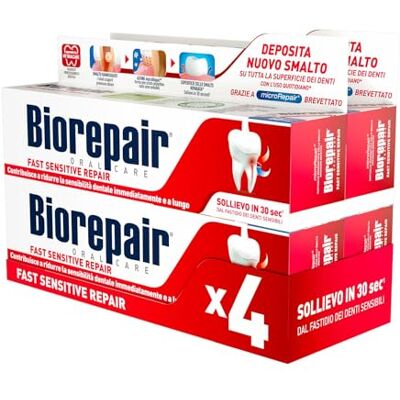 Biorepair Fast. Sens. Rep. 60 ml T4 x1 Biorepair Fast. Sens. Rep. 60 ml T4 x1