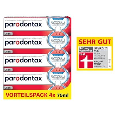 Parodontax Complete Protection Mousse Dentifrice Menthe Extra Fraîcheur Aide à réduire et à prévenir les saignements des gencives 4 x 75 ml Parodontax Complete Protection Mousse Dentifrice Menthe Extra Fraîcheur Aide à réduire et à prévenir les saignements des gencives 4 x 75 ml
