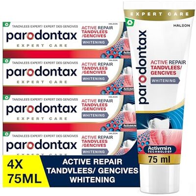 Parodontax Active Gum Repair Whitening Dentifrice 4 x 75 ml Parodontax Active Gum Repair Whitening Dentifrice 4 x 75 ml