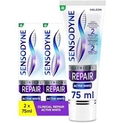 Sensodyne Clinical Repair Active White Dentifrice 2 x 75 ml Sensodyne Clinical Repair Active White Dentifrice 2 x 75 ml