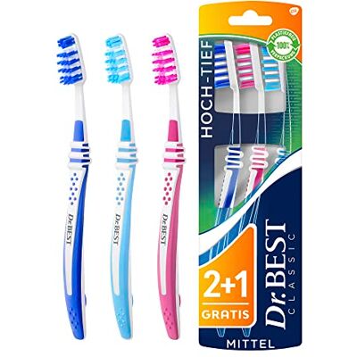 Dr.Best brosse hygiène experte pour adultes en recherche de douceur pour un brossage doux avec brins souples Dr.Best brosse hygiène experte pour adultes en recherche de douceur pour un brossage doux avec brins souples