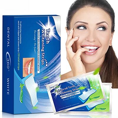P-Beauty Cosmetic Accessories Blanchiment de dents Kit de bande de blanchiment bande blanche Soins dentaires professionnels 56 pièces P-Beauty Cosmetic Accessories Blanchiment de dents Kit de bande de blanchiment bande blanche Soins dentaires professionnels 56 pièces