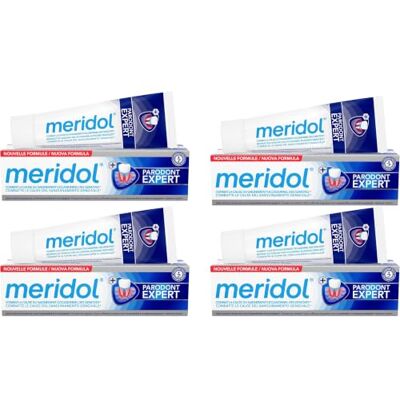 Meridol Méridol PARODONT EXPERT Dentifrice Renforce la RESISTANCE des Gencives Contre la PARODONTITE Lot de 4 x 75 ml (4) Meridol Méridol PARODONT EXPERT Dentifrice Renforce la RESISTANCE des Gencives Contre la PARODONTITE Lot de 4 x 75 ml (4)