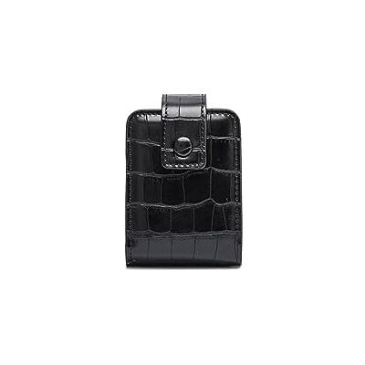 PORRASSO Étui pour Rouge à Lèvres avec Miroir Étui pour Rouge à Lèvres Mini Sac de Maquillage Portable Stockage PU Sac Cosmétique, Noir , L PORRASSO Étui pour Rouge à Lèvres avec Miroir Étui pour Rouge à Lèvres Mini Sac de Maquillage Portable Stockage PU Sac Cosmétique, Noir , L