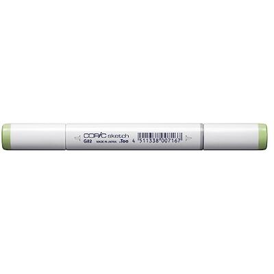 Copic Sketch Marqueur type G – 82 Spring Dim Green – Marqueur pinceau professionnel avec une pointe Super Brush et une pointe moyenne Copic Sketch Marqueur type G – 82 Spring Dim Green – Marqueur pinceau professionnel avec une pointe Super Brush et une pointe moyenne