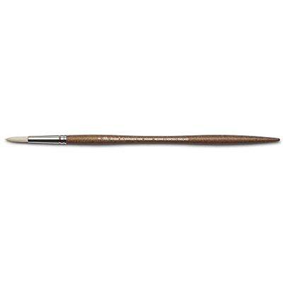 Winsor & Newton Artists Pinceau Synthetique Huile Rond Taille 6 Poils synthétiques marqués, excellente capacité de charge, fait à la main en Angleterre, pour peinture à l'huile Winsor & Newton Artists Pinceau Synthetique Huile Rond Taille 6 Poils synthétiques marqués, excellente capacité de charge, fait à la main en Angleterre, pour peinture à l'huile