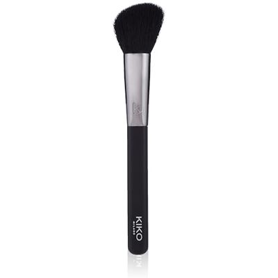 Kiko Milano Face 10 Blush Brush Pinceau À La Forme Biseautée Pour Fards À Joues, Poudres Bronzantes Et Enlumineurs, Fibres Naturelles Kiko Milano Face 10 Blush Brush Pinceau À La Forme Biseautée Pour Fards À Joues, Poudres Bronzantes Et Enlumineurs, Fibres Naturelles