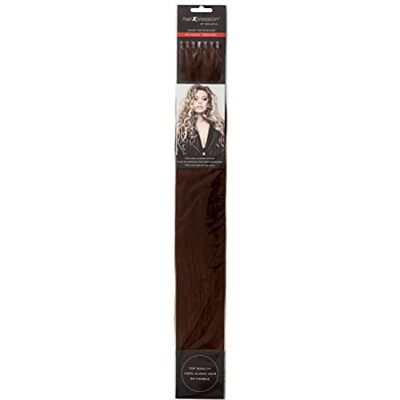 Balmain HairXpression Lot de 25 extensions de cheveux humains 50 cm (4 Châtain moyen) 190 g Balmain HairXpression Lot de 25 extensions de cheveux humains 50 cm (4 Châtain moyen) 190 g
