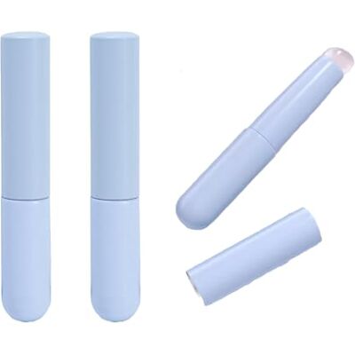 Sicheii Lot de 3 pinceaux à lèvres en silicone avec couvercle, brosse à lèvres réutilisable, portable, baume, masque de maquillage, applicateur pour rouge à lèvres, gloss et encre, anti-cernes (bleu) Sicheii Lot de 3 pinceaux à lèvres en silicone avec couvercle, brosse à lèvres réutilisable, portable, baume, masque de maquillage, applicateur pour rouge à lèvres, gloss et encre, anti-cernes (bleu)