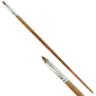 KUM Wood Line 5126511 Pinceau acrylique et huile en forme de langue de chat Taille 8 pour artiste, fournitures d'artiste KUM Wood Line 5126511 Pinceau acrylique et huile en forme de langue de chat Taille 8 pour artiste, fournitures d'artiste