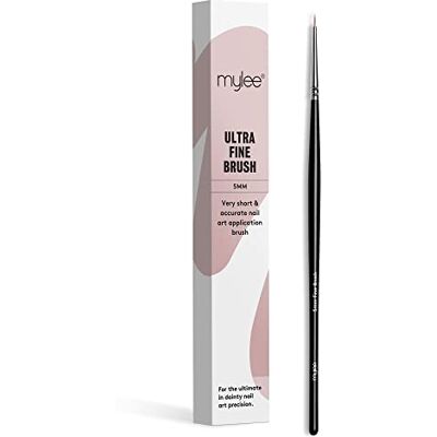 MYLEE Pinceau fin 5mm pour l'application de vernis à ongles et de gel. Outil de manucure de qualité professionnelle Idéal pour une utilisation à domicile ou en salon Outil de Manucure Professionnel, Idéal pour une Utilisation à Domicile ou en Salon MYLEE Pinceau fin 5mm pour l'application de vernis à ongles et de gel. Outil de manucure de qualité professionnelle Idéal pour une utilisation à domicile ou en salon Outil de Manucure Professionnel, Idéal pour une Utilisation à Domicile ou en Salon