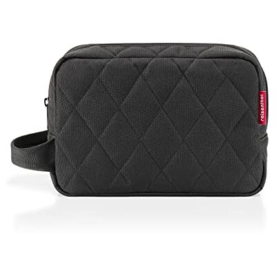 reisenthel Cosmeticpouch M Rhombus Black Trousse de toilette pour cosmétiques, câble de chargement et objets personnels, Noir, M, Moderne reisenthel Cosmeticpouch M Rhombus Black Trousse de toilette pour cosmétiques, câble de chargement et objets personnels, Noir, M, Moderne