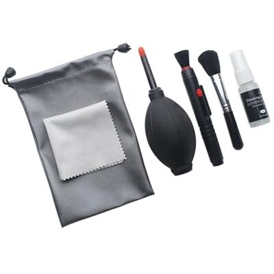 Uqezagpa Lot de 6 outils de nettoyage étanches avancés avec matériaux doux pour photographes professionnels et utilisation en extérieur Appareil photo de voyage avec bouteille Uqezagpa Lot de 6 outils de nettoyage étanches avancés avec matériaux doux pour photographes professionnels et utilisation en extérieur Appareil photo de voyage avec bouteille