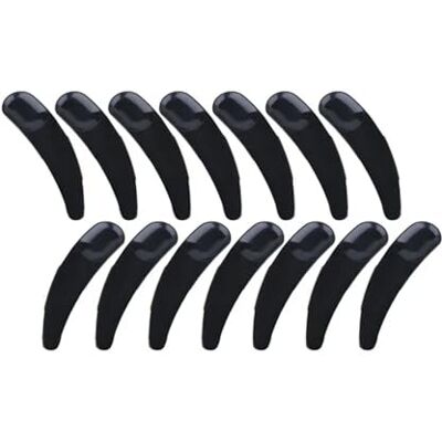 Xinglongs Lot de 100 pinceaux pour masque facial Mini spatule cosmétique Bâtons de mélange jetables incurvés Pour crème des yeux Accessoires de beauté pour maquillage Noir Xinglongs Lot de 100 pinceaux pour masque facial Mini spatule cosmétique Bâtons de mélange jetables incurvés Pour crème des yeux Accessoires de beauté pour maquillage Noir