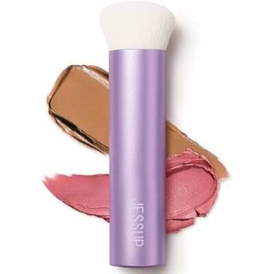 Jessup Pinceau Fond de Teint Liquide, Pinceau Kabuki Visage pour Contour, Poudre, Blush et Bronzer, Fibres Ultra-Douces Idéal pour Estomper le Maquillage Liquide AS003 Jessup Pinceau Fond de Teint Liquide, Pinceau Kabuki Visage pour Contour, Poudre, Blush et Bronzer, Fibres Ultra-Douces Idéal pour Estomper le Maquillage Liquide AS003