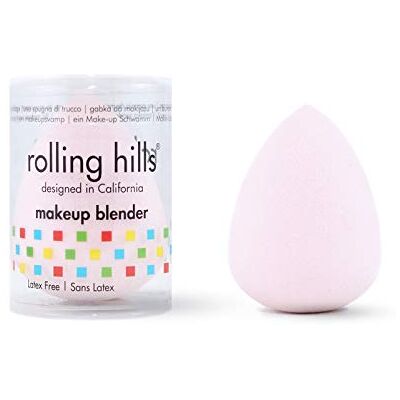 Rolling Hills Eponge de Maquillage Makeup Blender Sans Latex Applicateur de fond de Teint Coloris Chair Rolling Hills Eponge de Maquillage Makeup Blender Sans Latex Applicateur de fond de Teint Coloris Chair