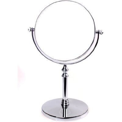 HIMRY Miroir Maquillage, 10X Grossissement, Ø 14,7 cm, Miroir de Table Double Visage, Miroir de Salle de Bain, Tournant Miroir de Rasage, orientable sur 360°, chromage, KXD3106-10x HIMRY Miroir Maquillage, 10X Grossissement, Ø 14,7 cm, Miroir de Table Double Visage, Miroir de Salle de Bain, Tournant Miroir de Rasage, orientable sur 360°, chromage, KXD3106-10x