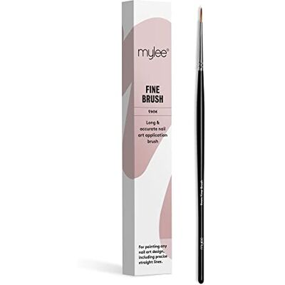 MYLEE Pinceau fin 9mm pour l'application de vernis à ongles et de gel. Outil de manucure de qualité professionnelle Idéal pour une utilisation à domicile ou en salon Outil de Manucure Professionnel, Idéal pour une Utilisation à Domicile ou en Salon MYLEE Pinceau fin 9mm pour l'application de vernis à ongles et de gel. Outil de manucure de qualité professionnelle Idéal pour une utilisation à domicile ou en salon Outil de Manucure Professionnel, Idéal pour une Utilisation à Domicile ou en Salon
