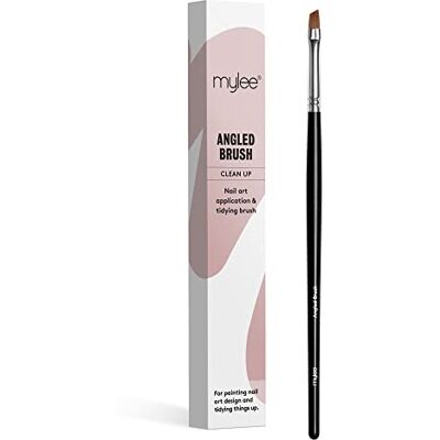 MYLEE Pinceau angulaire pour l'application de vernis à ongles et de gel. Outil de manucure de qualité professionnelle Idéal pour une utilisation à domicile ou en salon MYLEE Pinceau angulaire pour l'application de vernis à ongles et de gel. Outil de manucure de qualité professionnelle Idéal pour une utilisation à domicile ou en salon