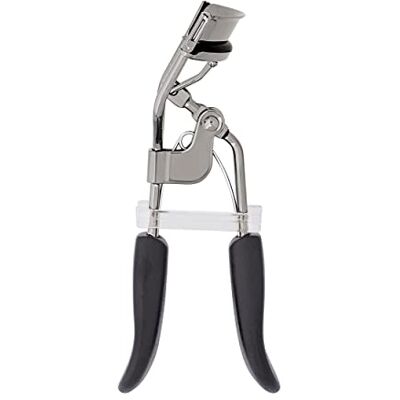 e.l.f. Recourbe-cils professionnel fort, profilé, lifting, crée des cils durables, ouverture des yeux, cils volumineux avec coussinet de rechange en caoutchouc supplémentaire gris acier, 84067 e.l.f. Recourbe-cils professionnel fort, profilé, lifting, crée des cils durables, ouverture des yeux, cils volumineux avec coussinet de rechange en caoutchouc supplémentaire gris acier, 84067