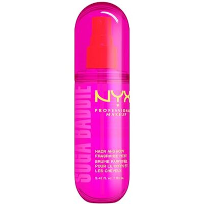 NYX PROFESSIONAL MAKEUP NYX Hair And Body Mist Large Suga Baddi Notes vanille crème fouettée, Biscuit vanillé orchidée, Format nomade retouches, Alternative légère parfum NYX PROFESSIONAL MAKEUP NYX Hair And Body Mist Large Suga Baddi Notes vanille crème fouettée, Biscuit vanillé orchidée, Format nomade retouches, Alternative légère parfum