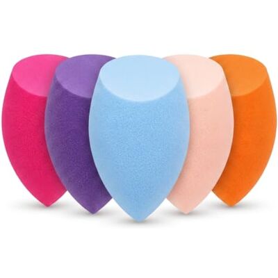 SRVertex Lot de 5 éponges à estomper pour maquillage Hypoallergéniques Éponge anti-cernes pour liquide Fond de teint Applicateur de base de houppette pour filles (5 éponges (1 de chaque couleur) SRVertex Lot de 5 éponges à estomper pour maquillage Hypoallergéniques Éponge anti-cernes pour liquide Fond de teint Applicateur de base de houppette pour filles (5 éponges (1 de chaque couleur)