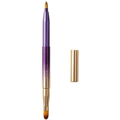 Liasun Applicateurs de pinceaux à lèvres professionnels exquis Pinceaux à lèvres rétractables Pinceau de maquillage brillant à lèvres pour femmes et filles (deux têtes violet dégradé) Liasun Applicateurs de pinceaux à lèvres professionnels exquis Pinceaux à lèvres rétractables Pinceau de maquillage brillant à lèvres pour femmes et filles (deux têtes violet dégradé)