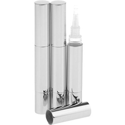 Inzopo 3 Pack 5 ML Vide Lip Oil Twist Pen Réutilisable Conteneur Cosmétique Anti-cernes avec Brosse Applicateurs Cils Liquides Tubes Argent, 3 ML Argent Inzopo 3 Pack 5 ML Vide Lip Oil Twist Pen Réutilisable Conteneur Cosmétique Anti-cernes avec Brosse Applicateurs Cils Liquides Tubes Argent, 3 ML Argent
