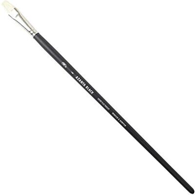 Winsor & Newton Azanta Pinceau noir pour peinture à l'huile et acrylique, bois, transparent, kurz Flach – 17 mm N° 10 Winsor & Newton Azanta Pinceau noir pour peinture à l'huile et acrylique, bois, transparent, kurz Flach – 17 mm N° 10