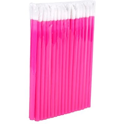 P-Beauty Cosmetic Accessories Lot de 50 bâtonnets de nettoyage en microfibre pour extensions de cils, pinceau à lèvres, pinceau à lèvres, sans peluches, rose P-Beauty Cosmetic Accessories Lot de 50 bâtonnets de nettoyage en microfibre pour extensions de cils, pinceau à lèvres, pinceau à lèvres, sans peluches, rose