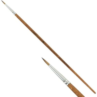 KUM Wood Line 5124711 Pinceau rond pour acrylique et huile Taille 4 Pour artiste KUM Wood Line 5124711 Pinceau rond pour acrylique et huile Taille 4 Pour artiste