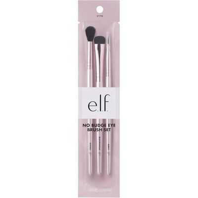 E.L.F. No Budge Trio de Pinceaux - Ensemble de Pinceaux de Maquillage E.L.F. No Budge Trio de Pinceaux - Ensemble de Pinceaux de Maquillage