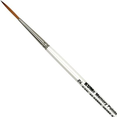 KUM 5145111 Pinceau Aquarelle Memory Point Liner Taille 2, 1 Pinceau d'artiste KUM 5145111 Pinceau Aquarelle Memory Point Liner Taille 2, 1 Pinceau d'artiste