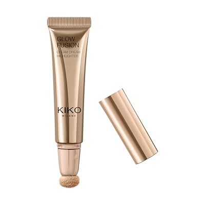Kiko Milano Glow Fusion Gleam Dream Highlighter 2, Enlumineur Visage Liquide Avec Applicateur Éponge Kiko Milano Glow Fusion Gleam Dream Highlighter 2, Enlumineur Visage Liquide Avec Applicateur Éponge